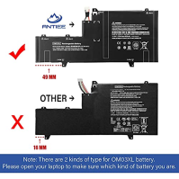 ANTIEE OM03XL Baterie pro notebook HP EliteBook X360 1030 G2 Series 1GY30PA 1GY29PA